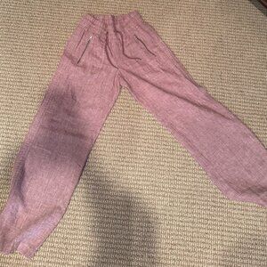 Athleta Wide Leg Linen Pant Size 6
